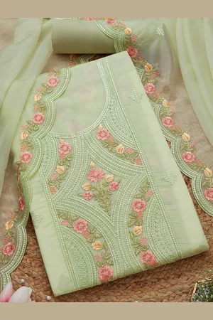 Soch Floral Embroidered Sequinned Unstitched Dress Material