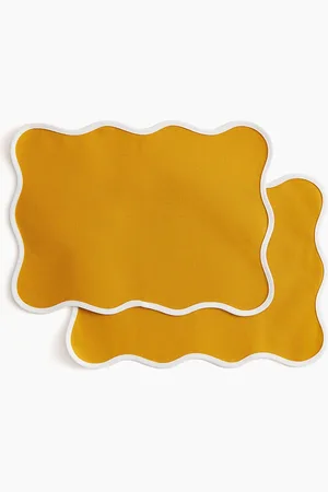H&M Yellow 2-Pack Wipeable Place Mats
