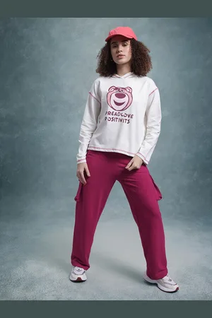 Roadster The Lifestyle Co. Printed Pure Cotton Sweatshirt and Trousers