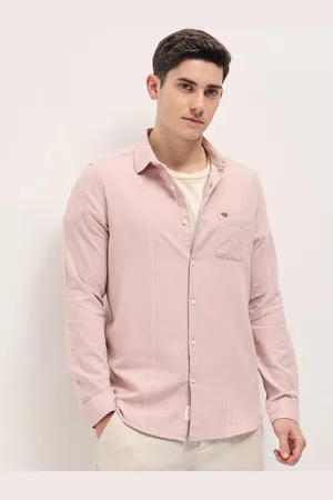 The Bear House Men Slim Fit Opaque Striped Casual Shirt