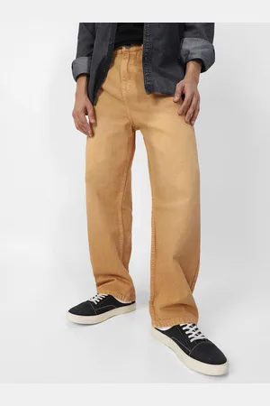 URBANO Men Loose Relaxed Fit Heavy Fade Jeans