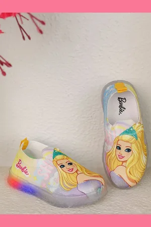 toothless Girls Barbie Printed LED Sneakers