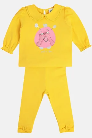 MINI KLUB Girls Printed Top With Trousers