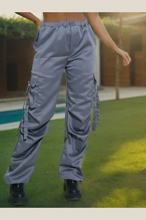 DressBerry Women Relaxed Fit Cargo Trousers