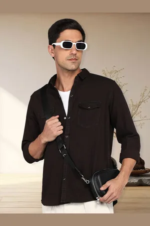 Kuons Avenue Smart Slim Fit Denim Casual Shirt