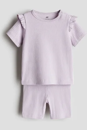 H&M 2-Piece Ribbed Cotton Set