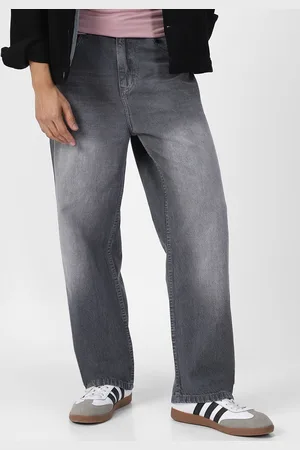 URBANO Men Loose Relaxed Fit Heavy Fade Jeans