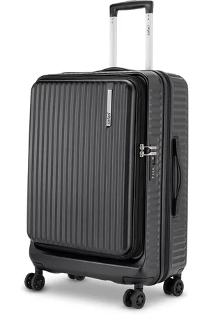 Safari Select Recoil Textured Hard-Sided Medium Trolley Bag