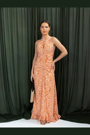 DressBerry Women Floral Printed Maxi Dress