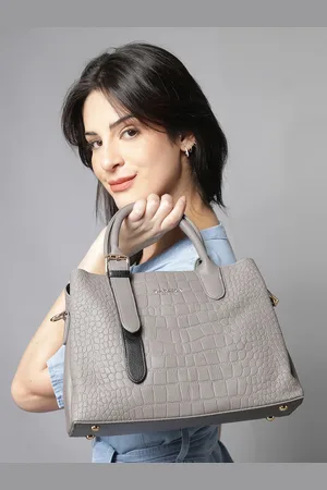 Carlton London Women Textured Structured Handheld Bag
