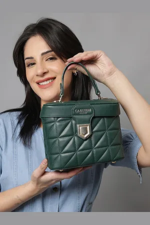 Carlton London Women Structured Handheld Bag with Quilted