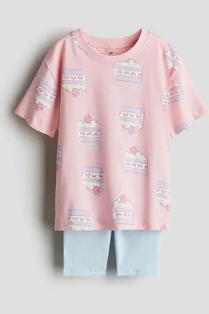 H&M Girls 2-Piece Printed Set