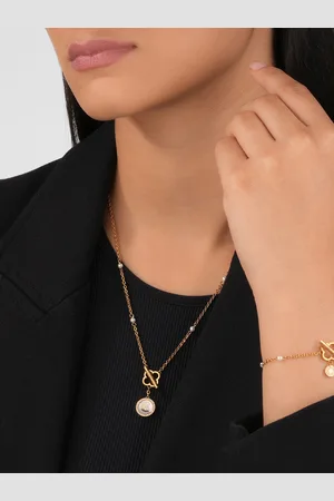 Cerruti 1881 Stone-Studded Stainless Steel Necklace