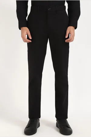 Tommy Hilfiger Men Straight Fit Chinos Mid-Rise Trousers