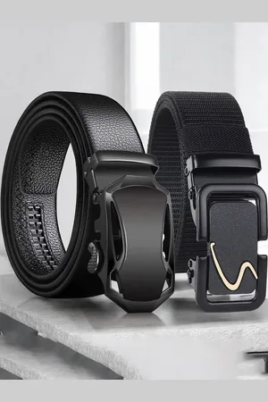 Metronaut Men Textured 2 Formal Belt