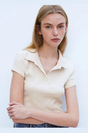 H&M Ribbed Polo Shirt