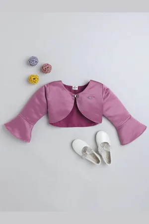 The Magic Wand Girls Crop Button Bolero Shrug