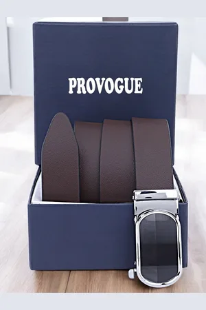 Provogue Men Textured Leather Formal Belt