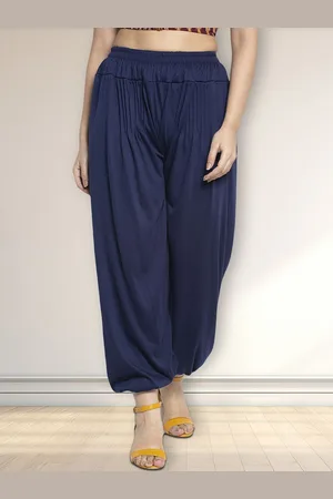 Jinfo Women Slip On Mid - Rise Harem Pants