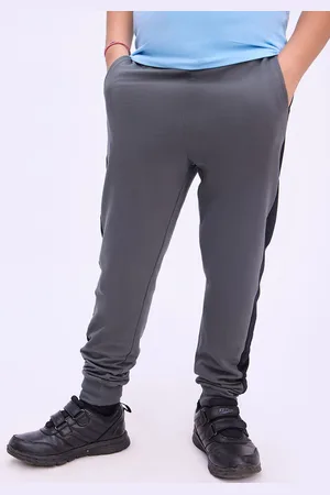 Bombay High Boys Pure Cotton Mid Rise Regular Fit Joggers