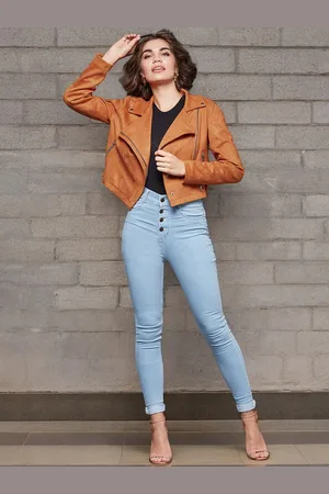 Miss Chase Women Lapel Collar Solid Casual Tailored Jacket
