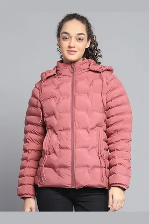 Monte Carlo Women Hooded Solid Casual Lightweight Puffer Jacket