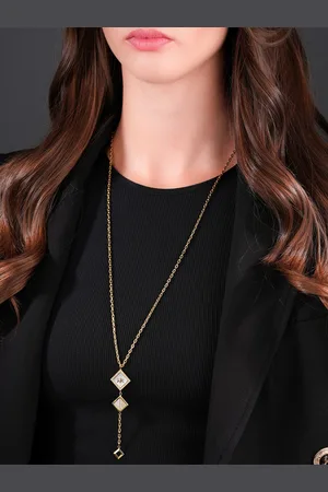 Cerruti 1881 Stone-Studded Stainless Steel Necklace