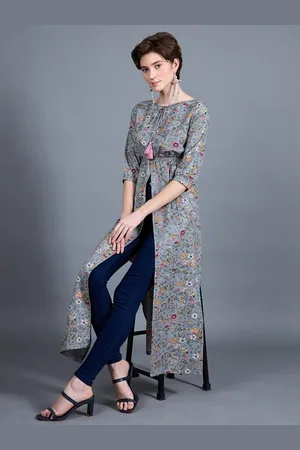 Miss Chase Women Floral Elasticated Maxi Formal Top
