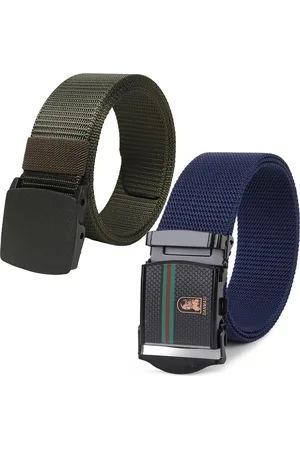 Provogue Men Pack Of 2 Textured Belt
