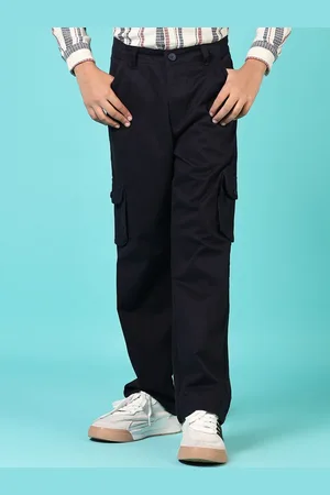 V-Mart Boys Cotton Twill Cargo Trousers