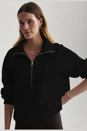 KOTTY Women Shirt Collar Long Sleeves Pullover Sweatshirt