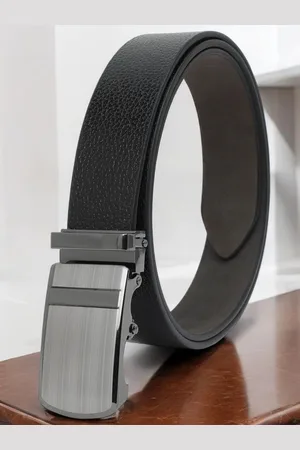 Metronaut Men Textured Leather Belt