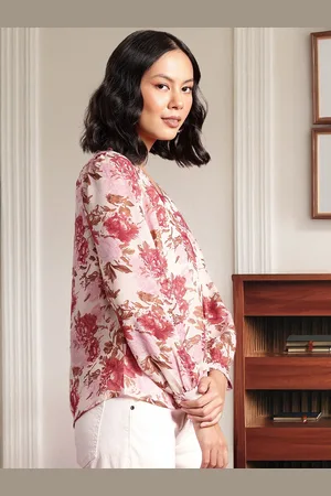 all about you Floral Print Shirt Style Top