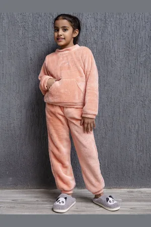 BAESD Girls Pure Wool Sweatshirt And Joggers