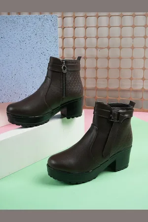 Walkfree Women Block-Heel Regular Boots