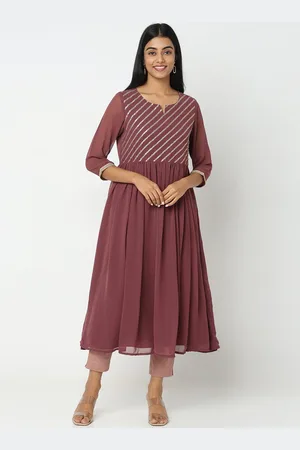 Ethnicity Yoke Design Sequinned Embellished Anarkali Kurta