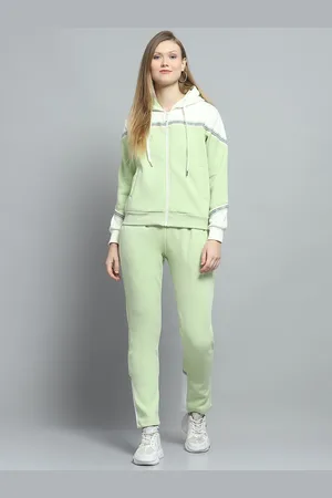 Monte Carlo Women Colourblocked Hooded Tracksuits