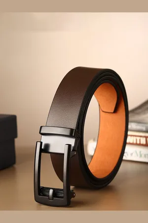 Provogue Men Textured Leather Belt