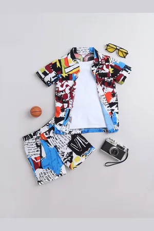taffykids Boys Shirt with Shorts