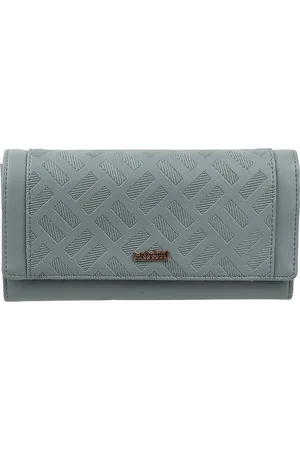 All Things Mochi Women Geometric Textured Envelope Wallet