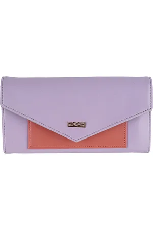 All Things Mochi Women Colourblocked Envelope Wallets