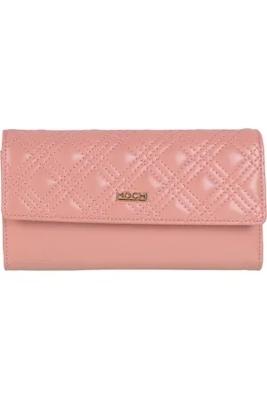 All Things Mochi Women Quilted PU Three Fold Wallet