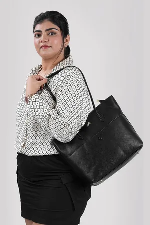 Metro Structured Shoulder Bag with Applique