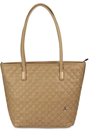All Things Mochi Women Textured PU Shopper Handheld Bag with Quilted