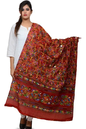 Banjara Embroidered Dupatta with Thread Work