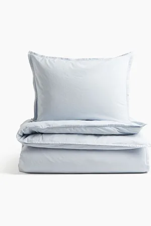 H&M Washed Cotton Single Duvet Cover Set
