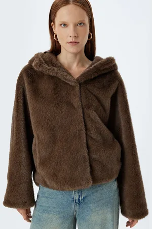 Koton Women Single-Breasted Overcoat