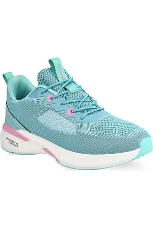 Campus Women Sea Green Mesh Running Marking Shoes
