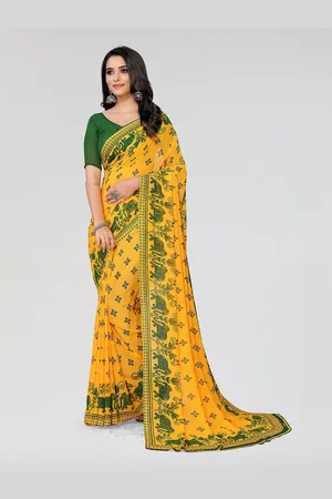 Moda Rapido Women Ethnic Motifs Saree With Blouse Piece