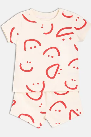 MINI KLUB Boys Short Sleeves Pure Cotton T-Shirt With Shorts
